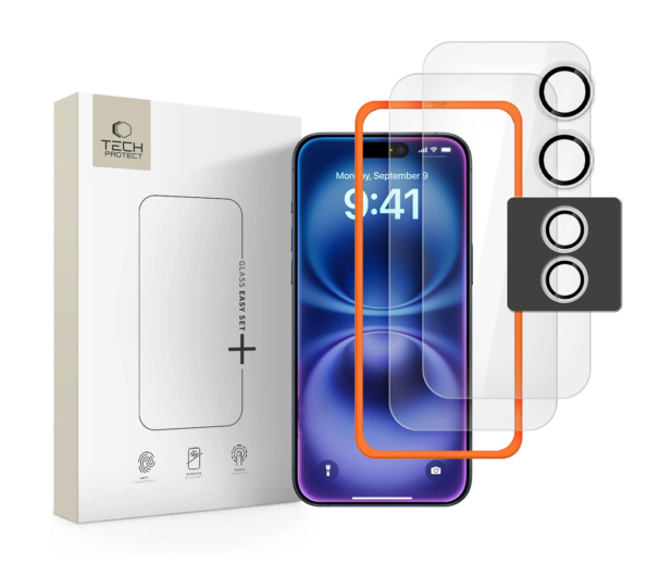 Tech-Protect Easy Set+ 3-Pack do Iphone 17 Clear - 1359618 - zdjęcie